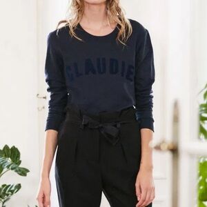 Claudie Pierlot Tod Sweater navy blue size 2 *read
